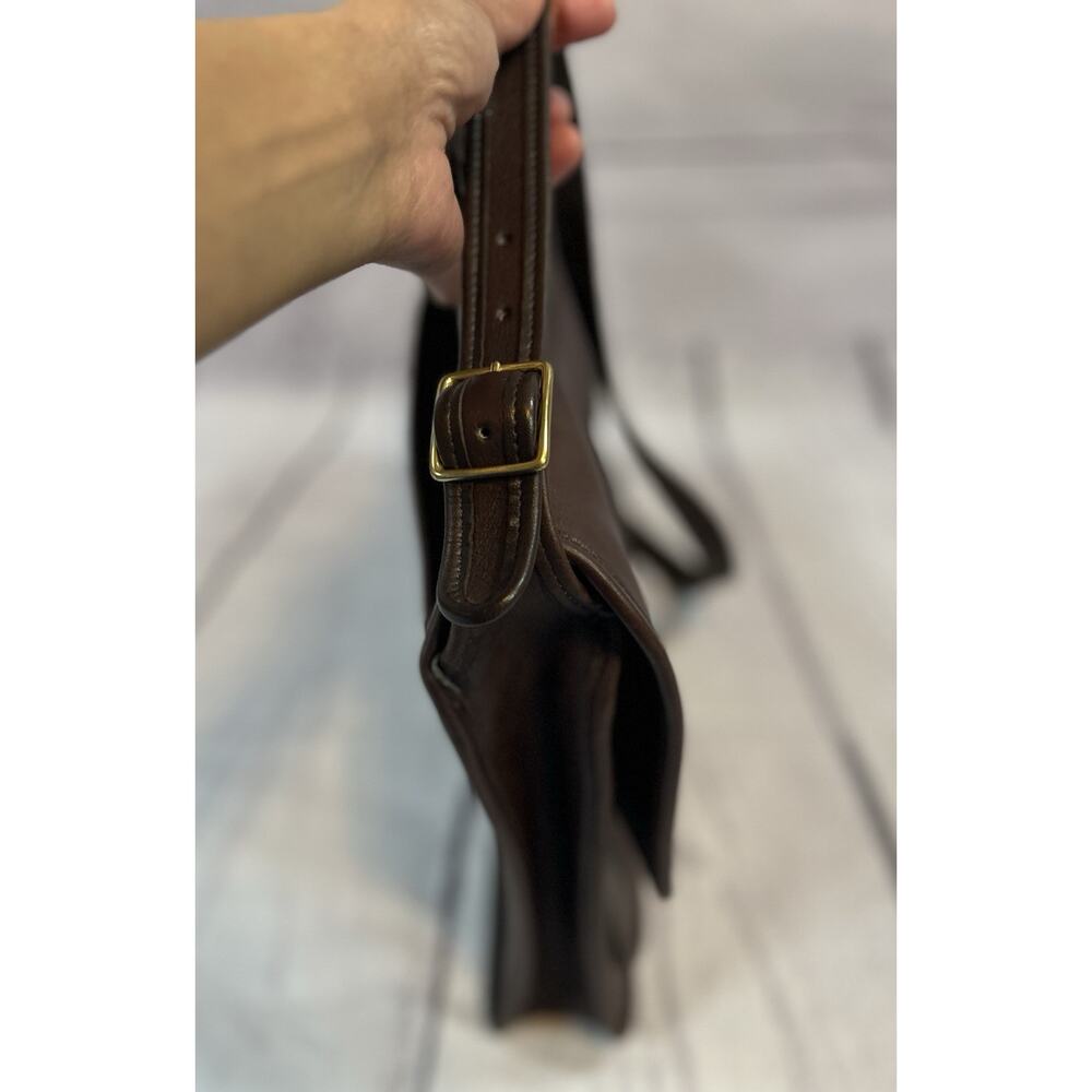 VTG Coach Metropolitan Briefcase Brown Leather Messenger Bag Classic Work Bag - Picture 6 of 9